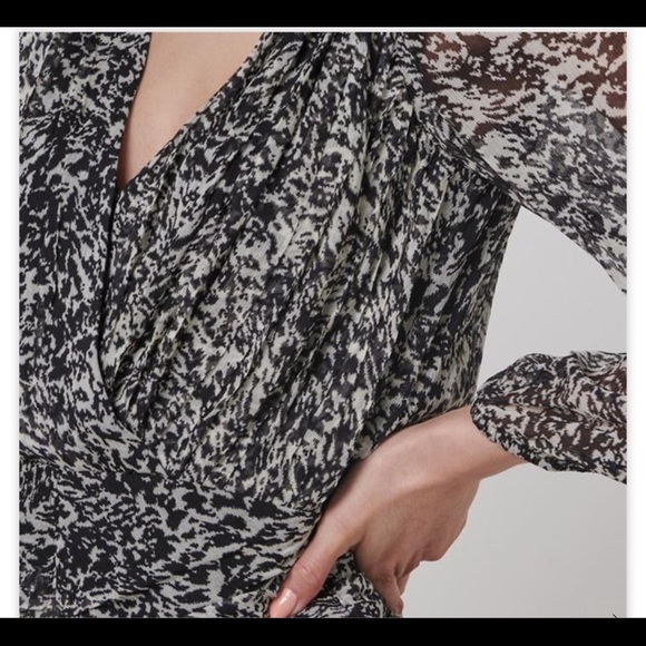 BA&SH Printed Mini Dress - Picture 4 of 7